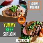 Crock Pot Sirloin Recipe Over Mashed Potatoes as seen on SlowCookerSociety