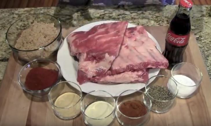 Slow Cooker BBQ Ribs ingredients