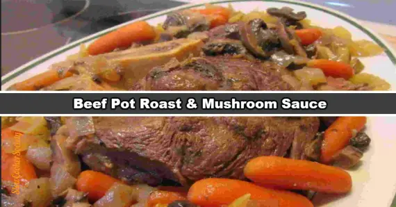 Tasty Slow Cooker Beef Pot Roast with delicious mushroom sauce. Pretty simple... but so tasty. :-) What's better than a good beef pot roast? Answer: one that is made in the slow cooker, simply because it will ease you life so much... People use their Crock Pot for different reasons... For some, simply because you don't need to be a "Master Chef" to get a great meal, or for others, because is saves time and you don't need to stay in the kitchen while it does the job... as seen on SlowCookerSociety.com