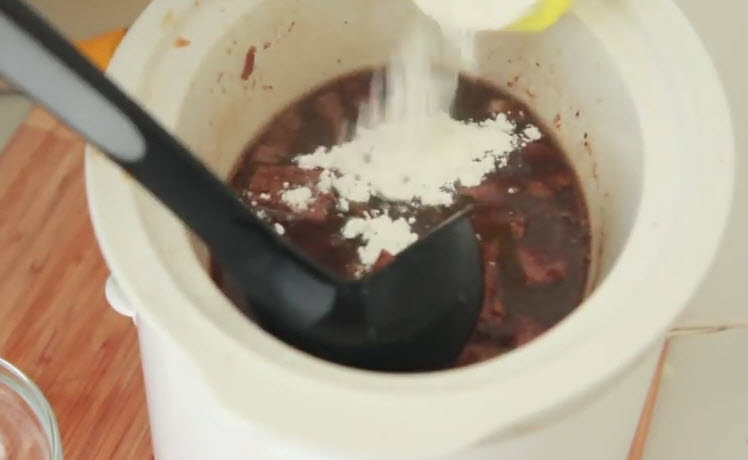 Crock Pot Beef Broccoli corn starch