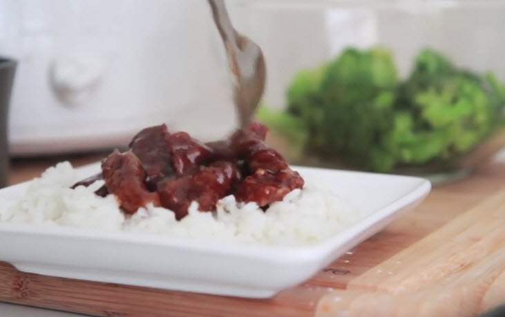 Crock Pot Beef Broccoli put together