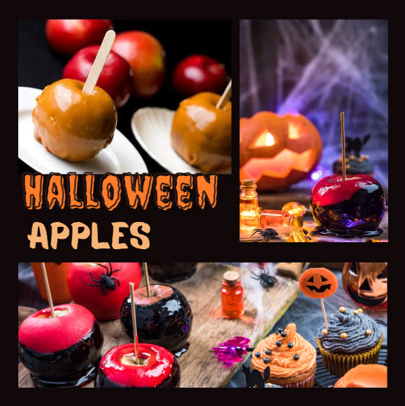 Halloween Caramel Apples and desserts