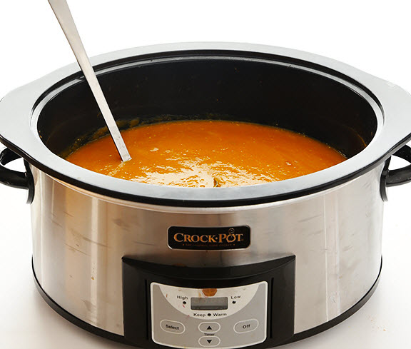 Easy Creamy Crock Pot Butternut Squash Soup2