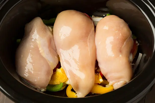 Exotic Slow Cooker Chicken Fajitas2