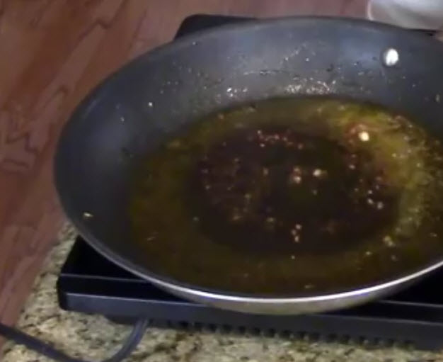 Slow Cooker Sausage Soup With Potatoes and Another Very Healthy Vegetable drain fat from skillet