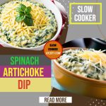 Slow cooker spinach artichoke dip slowCookerSociety