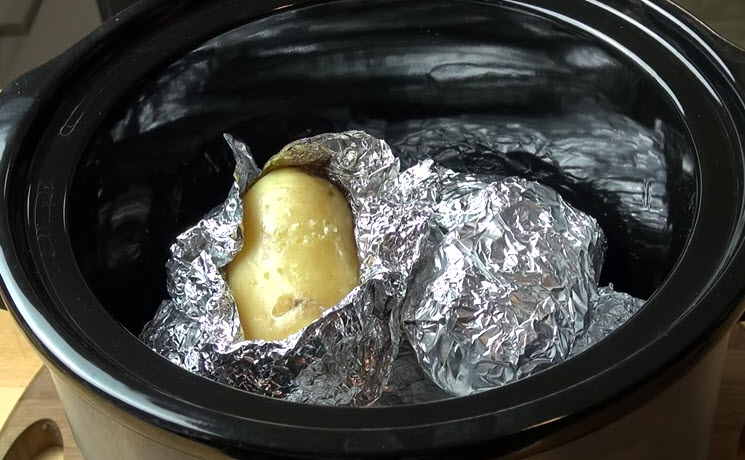 Crock-Pot Baked Potatoes Ready