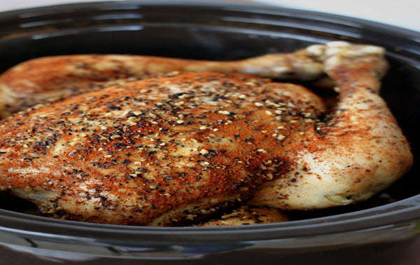 Full Chicken Recipe Cooked in Slow Cooker Yummy