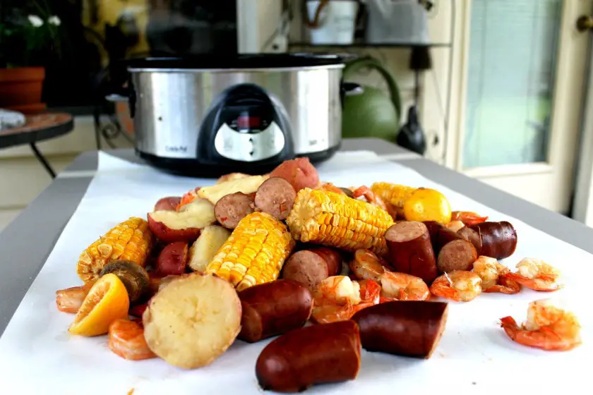 Slow Cooker Shrimp Boil Experiment