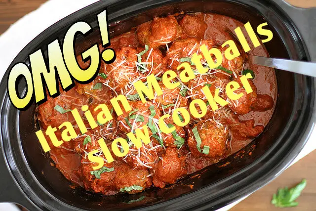 Slow Cooker Italian Meatballs