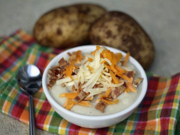 Slow-Cooker Potato Soup, Fully Loaded