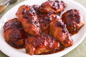 Slow Cooker Orange Cranberry Chicken Rolled Breasts