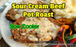 Slow Cooker Pot Roast Beef with Sour Cream Yummy1
