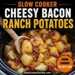 Incredible Slow Cooker Cheesy Bacon Ranch Potatoes the easy way