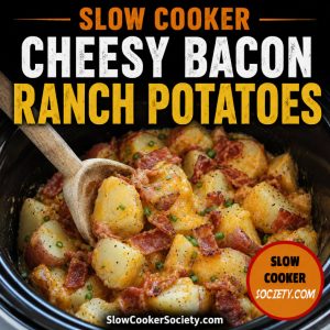 Incredible Slow Cooker Cheesy Bacon Ranch Potatoes the easy way