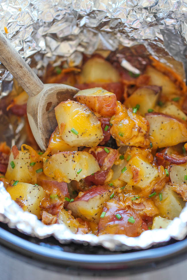 Incredible Slow Cooker Cheesy Bacon Ranch Potatoes5