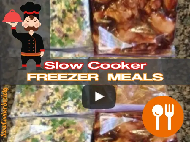Quick Video Tips : 6 Chicken Crock Pot Freezer Meals