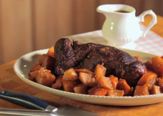 Father's Slow Cooker Beef Pot Roast is ready