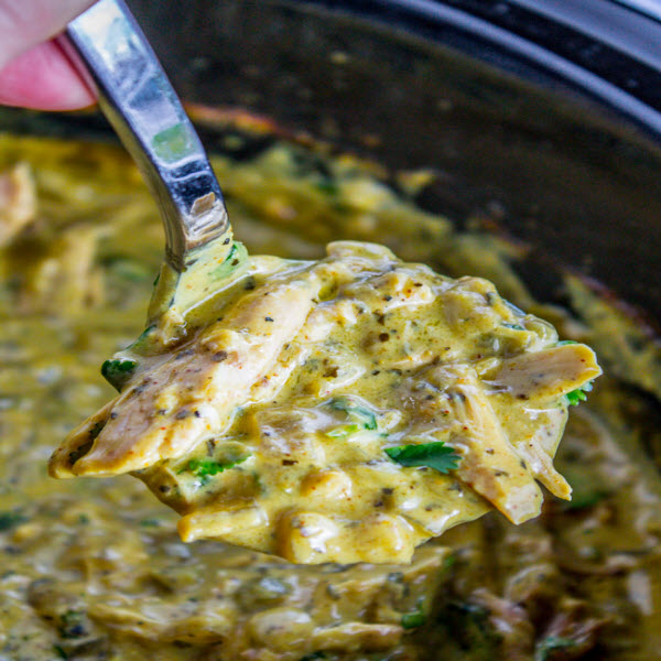 Slow Cooker Chicken Curry Basil Coconut Sauce2