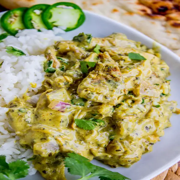 Slow Cooker Chicken Curry Basil Coconut Sauce3