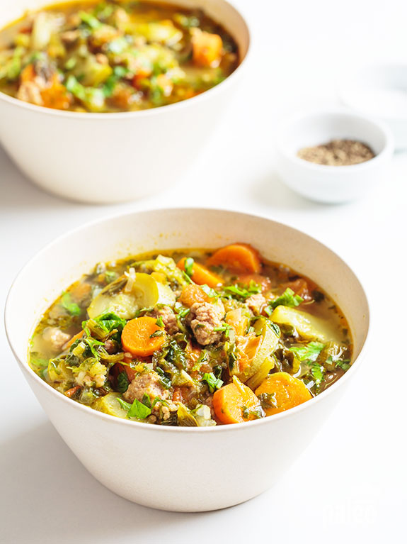 delicious slow cooker italian chicken sausage soup1