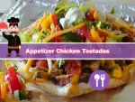 Slow Cooker Appetizer Chicken Tostadas Yummy