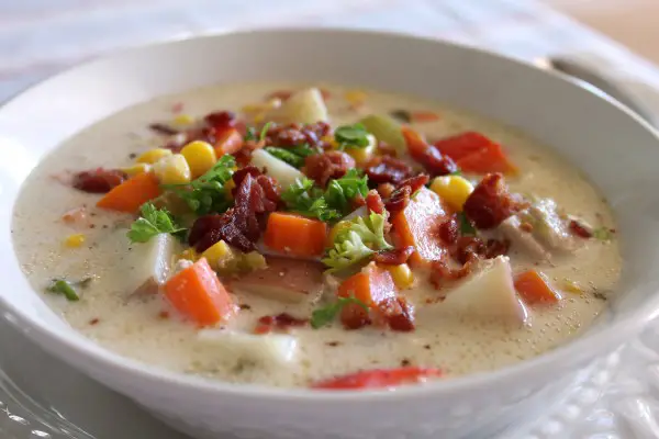 Slow Cooker Corn Chicken Chowder