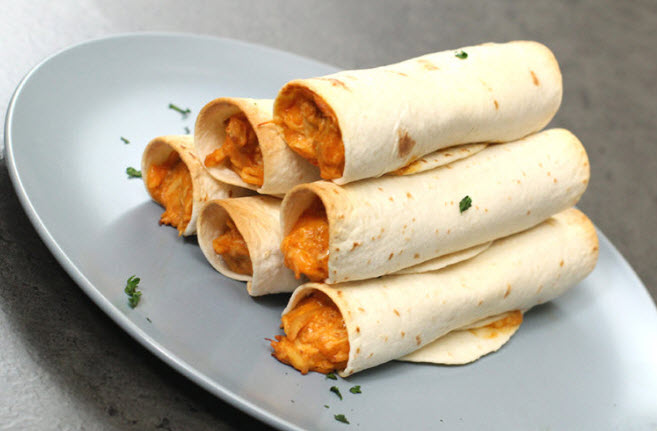 Crock Pot Cream Cheese Chicken Taquitos1