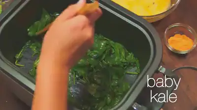 Slow Cooker Kale Frittata1