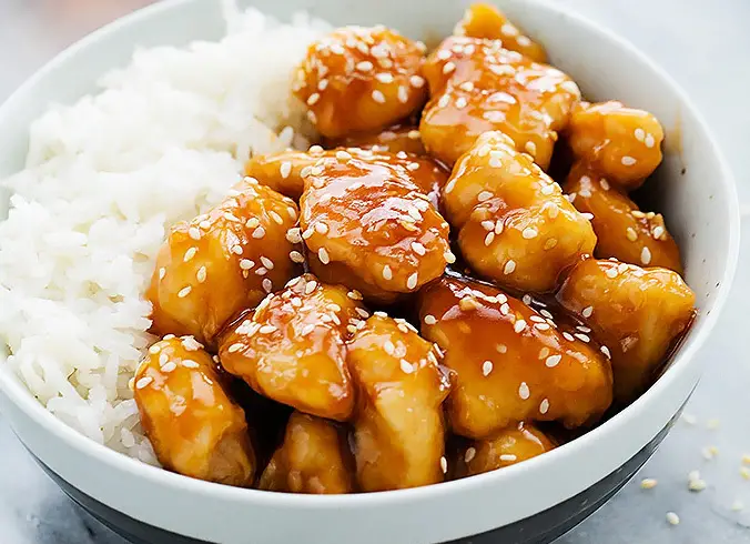 What A Delicious Slow Cooker Honey Sesame Chicken