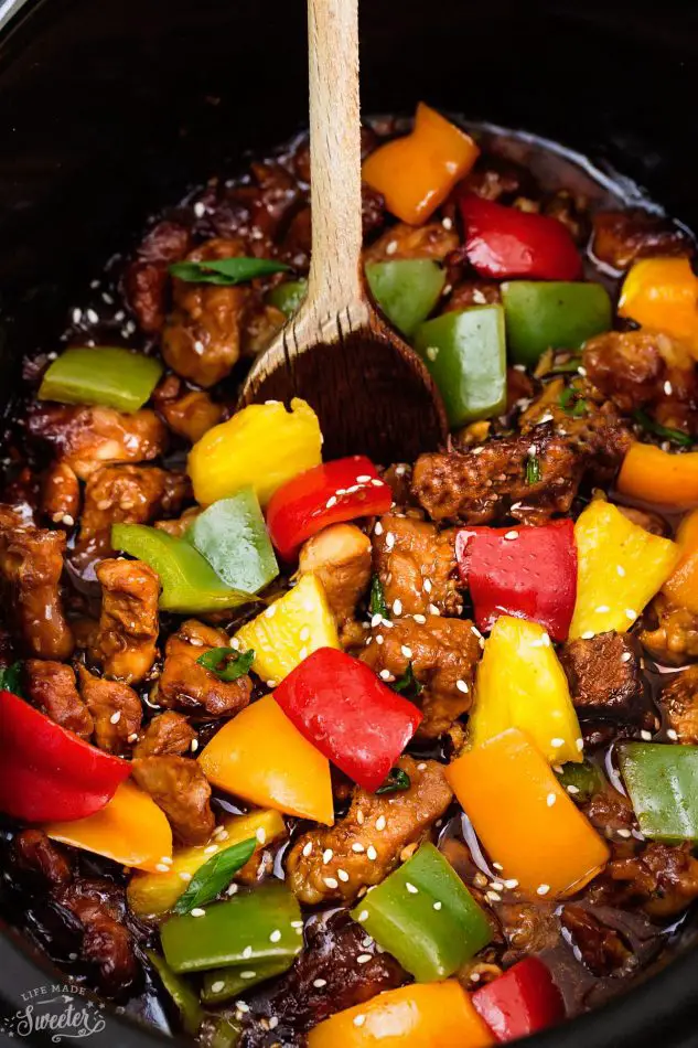 Slow Cooker Sweet & Sour Chicken2