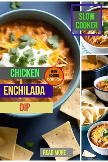 Crock Pot Chicken Enchilada Dip - The Farmwife Cooks