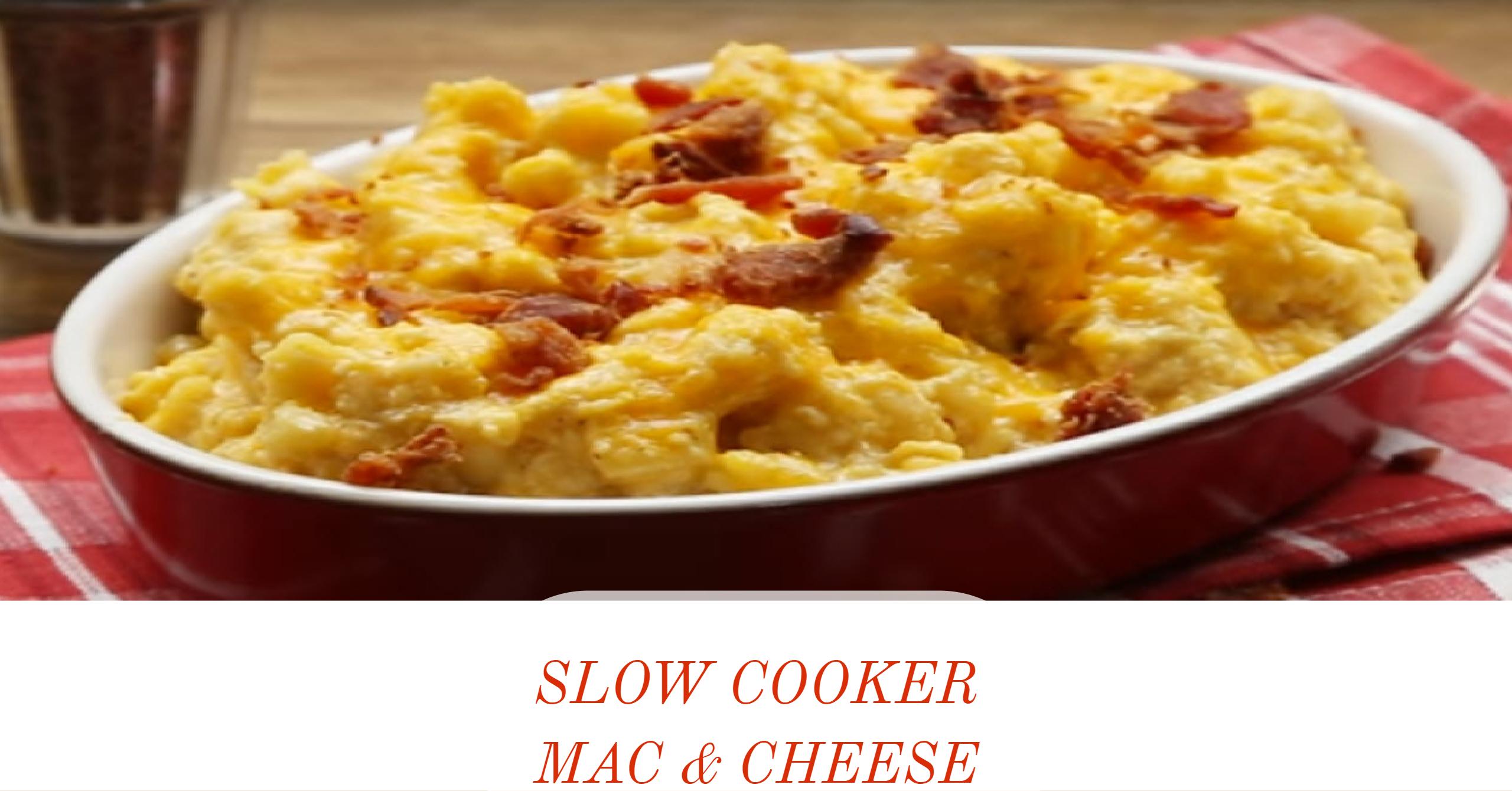 Easy Slow Cooker Macaroni and Cheese A DREAM!