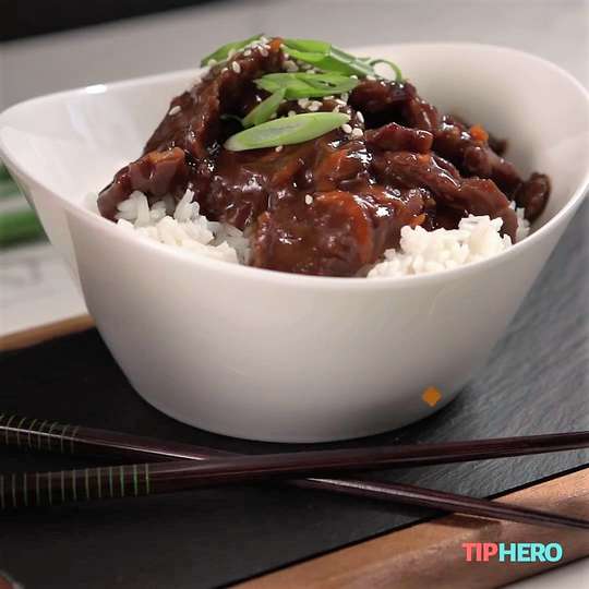 Slow Cooker Mongolian Beef as Seen on SlowCookerSociety17