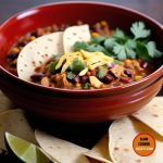 Crockpot Chicken Taco Chili recipe Slow Cooker Society