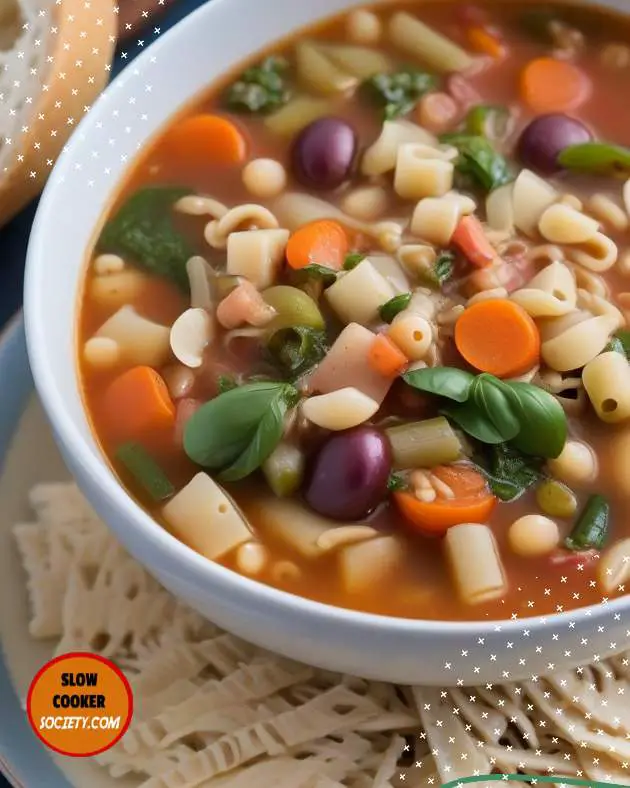 Delicious Slow Cooker Minestrone Soup Slow Cooker Society