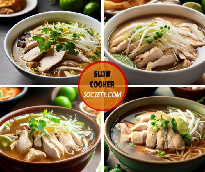 Crockpot Chicken Pho Noodle Soup