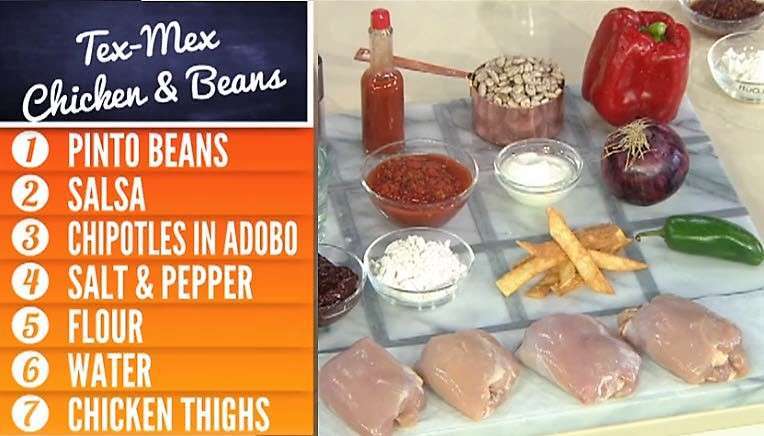 Tex-Mex Chicken & Beans Martha Stewart 3 slow cooker recipes and cookbook