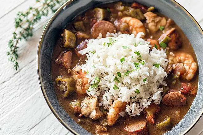 Slow Cooker Cajun Gumbo as seen on SlowCookerSociety.com so tasty
