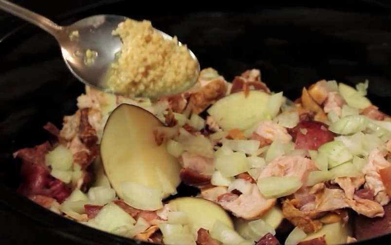 Green Beans, Potatoes and Bacon as seen on SlowCookerSociety5