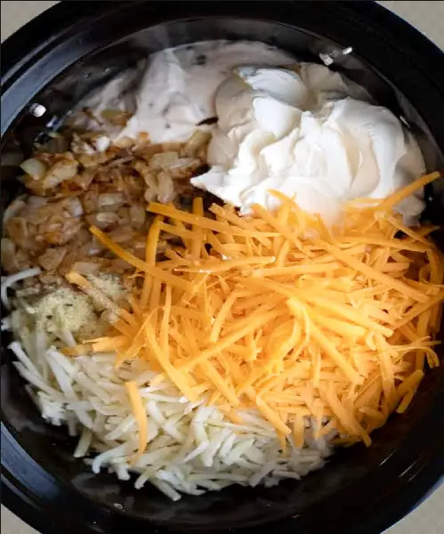 Slow Cooker Cheesy Potatoes Casserole SlowCookerSociety version