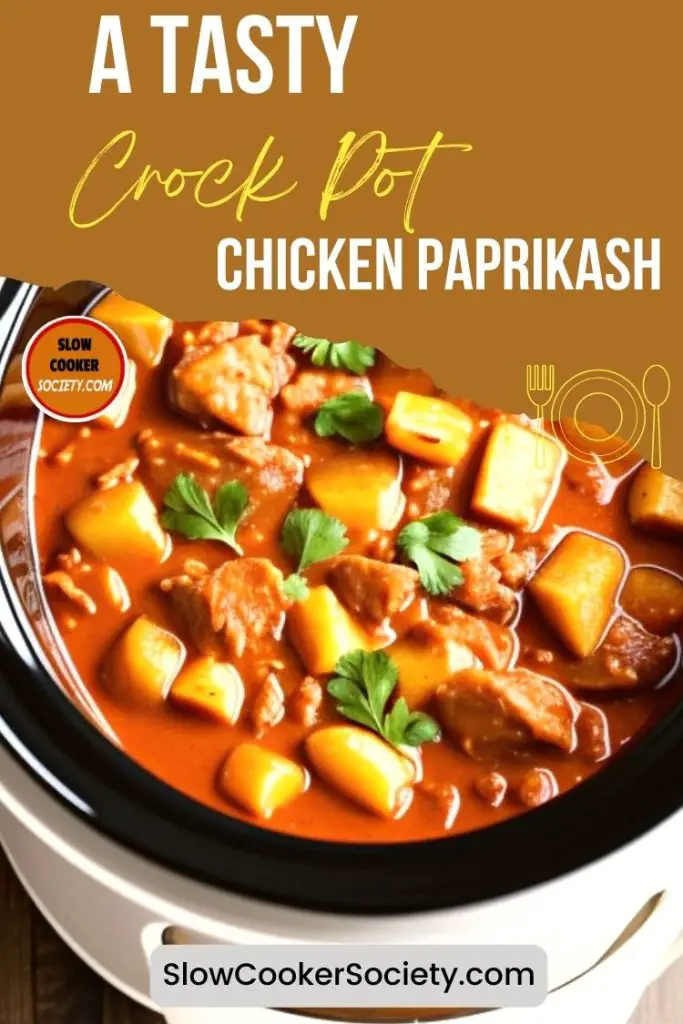 Crockpot Chicken Paprikash