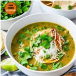Slow Cooker Salsa Verde Chicken as seen on SlowCookerSociety