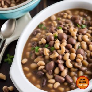 Crock-Pot Black-Eyed Peas and Bacon Slow Cooker Society