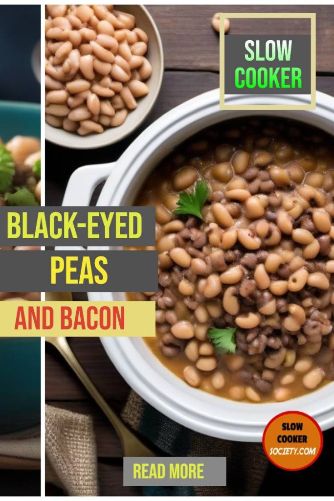 Crock-Pot Black-Eyed Peas and Bacon SlowCookerSociety
