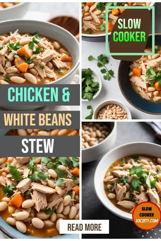 chicken and white beans stew via slowcookersociety