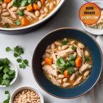 crockpot chicken & white beans stew