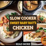 Slow Cooker Sweet Baby Ray's Chicken recipe SlowCookerSociety