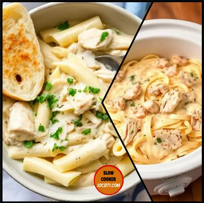 Chicken Alfredo SlowCookerSociety