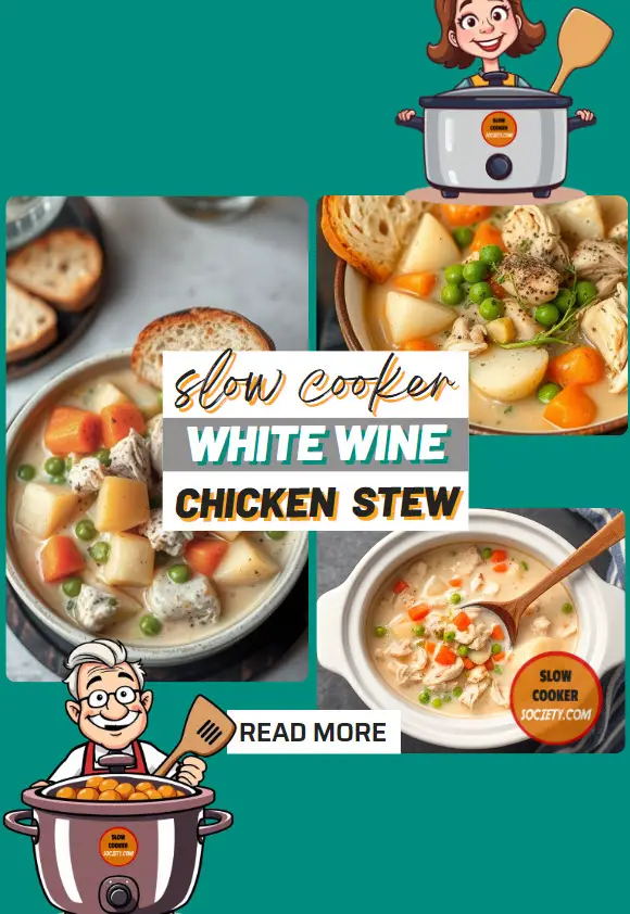 SC White Wine Chicken Stew slowcookersociety